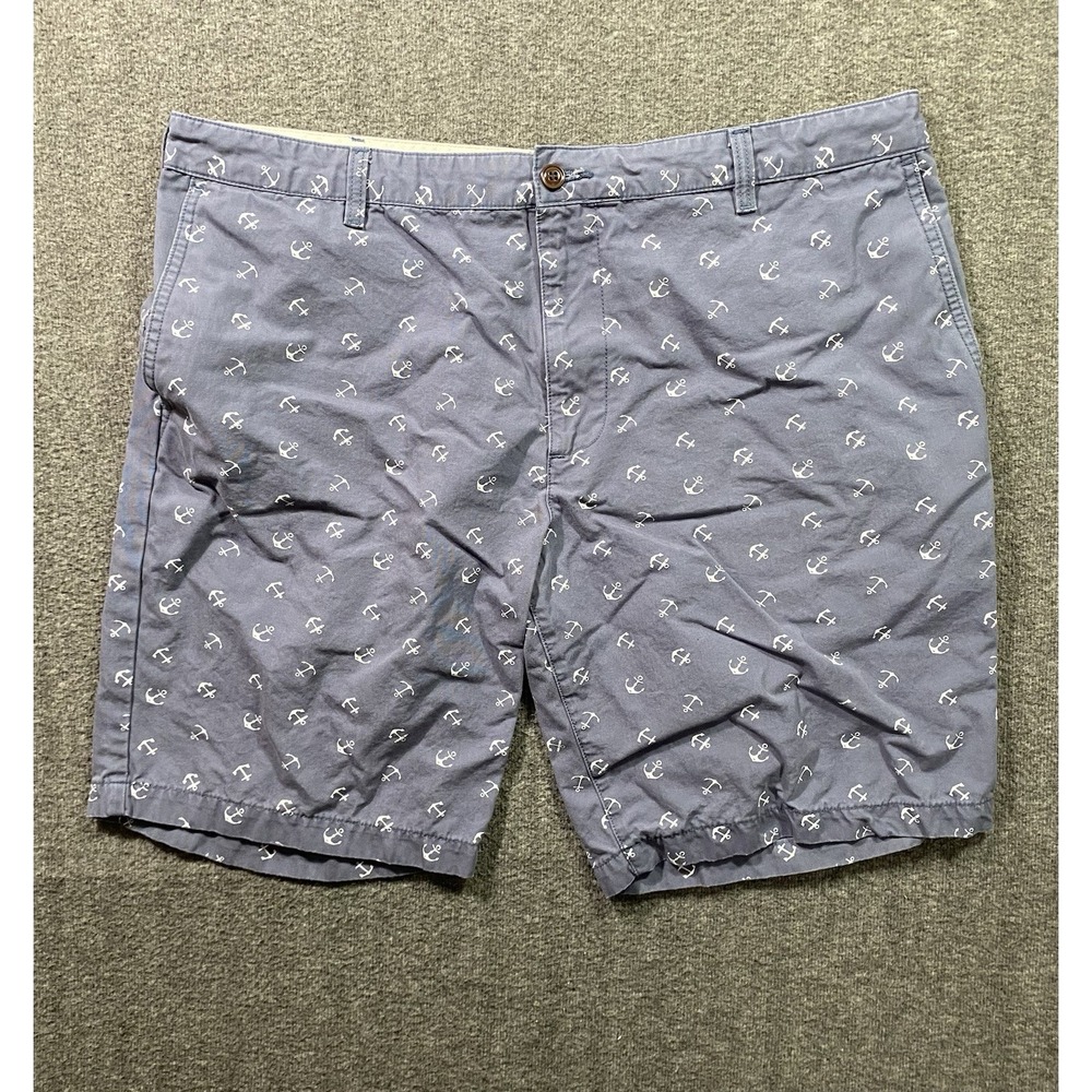 Dockers Classic Fit Anchor Nautical Shorts Men's Smart Phone Pocket Size 40
